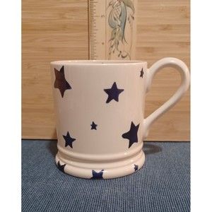 Emma Bridgewater  STARS Coffee Mug Cup Navy Blue Stars